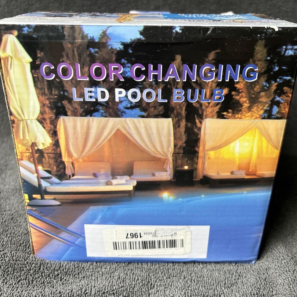 LED Color Changing Swimming Pool Light Bulb 36w With Remote - Picture 3 of 5